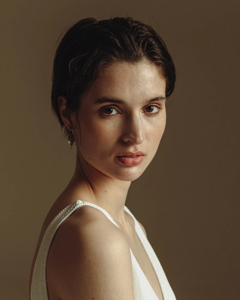 Editorial visagie tijdens een fotoshoot